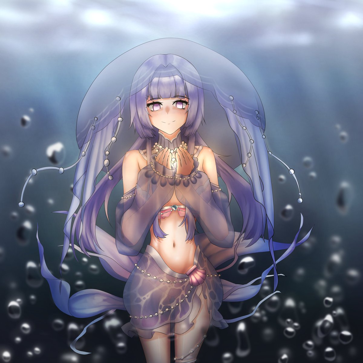 Hiogen1's tweet image. A small drawing for @jellykitsh celebrating her Debut!

#jellykart #Vtuber #smallartist