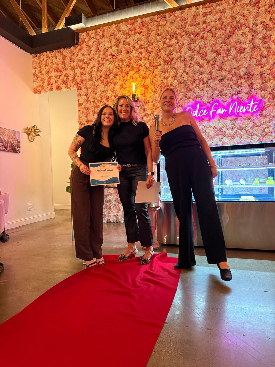 The Next Wave Bootcamp cohort has completed an incredible journey, and last night's end-of-cohort dinner was all about recognizing their dedication, growth, and achievements. Here’s to these amazing women leading the way!

#TheNextWave #Mentorship #WomenInLeadership #CentralCoast