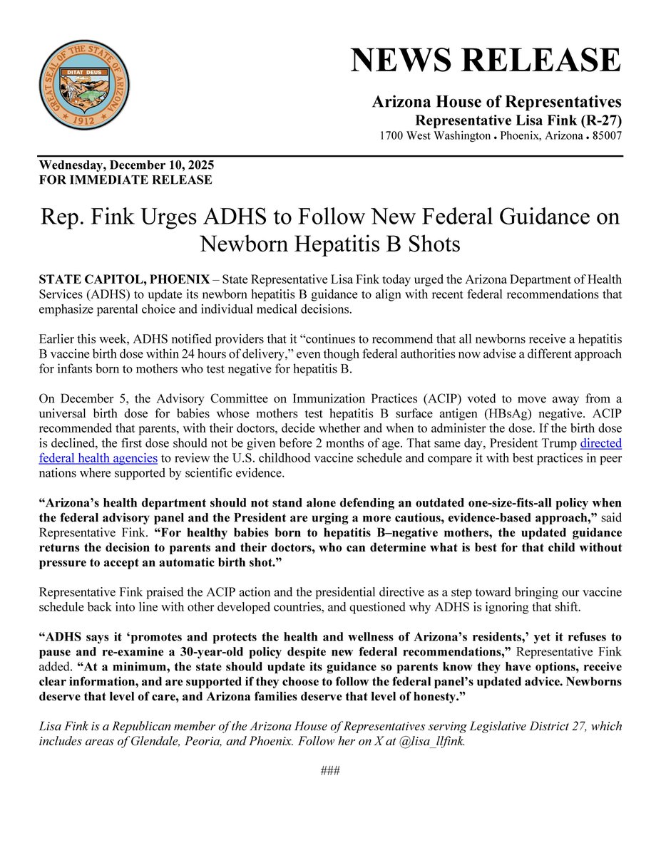 Arizona House Republicans tweet media