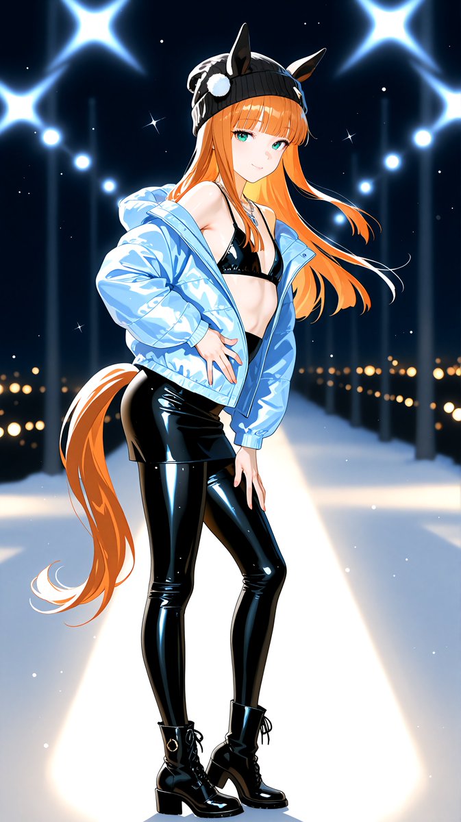 サイレンス夜遊びスズカさん #SFW #Fictional #AIart no suggestive