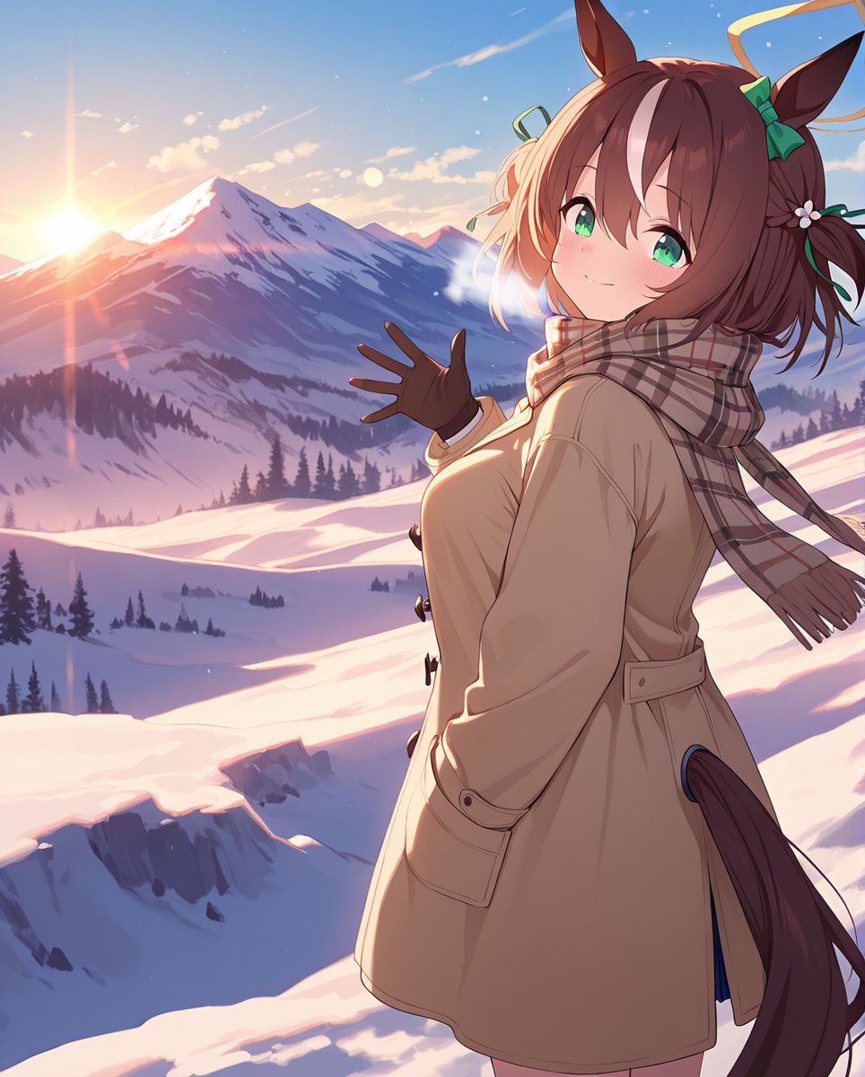 フォロワー9400人達成！ありがとうございます✨

今日12月11日は「#国際山岳デー」ということで、山頂からの絶景をお届けします📸
ここまで登ってこれたのも皆さんのおかげです。
1万人という頂上が見えてきました…！

#AIイラスト #相互フォロー #フォロバ #フォロバ100
#いいねした人フォローする