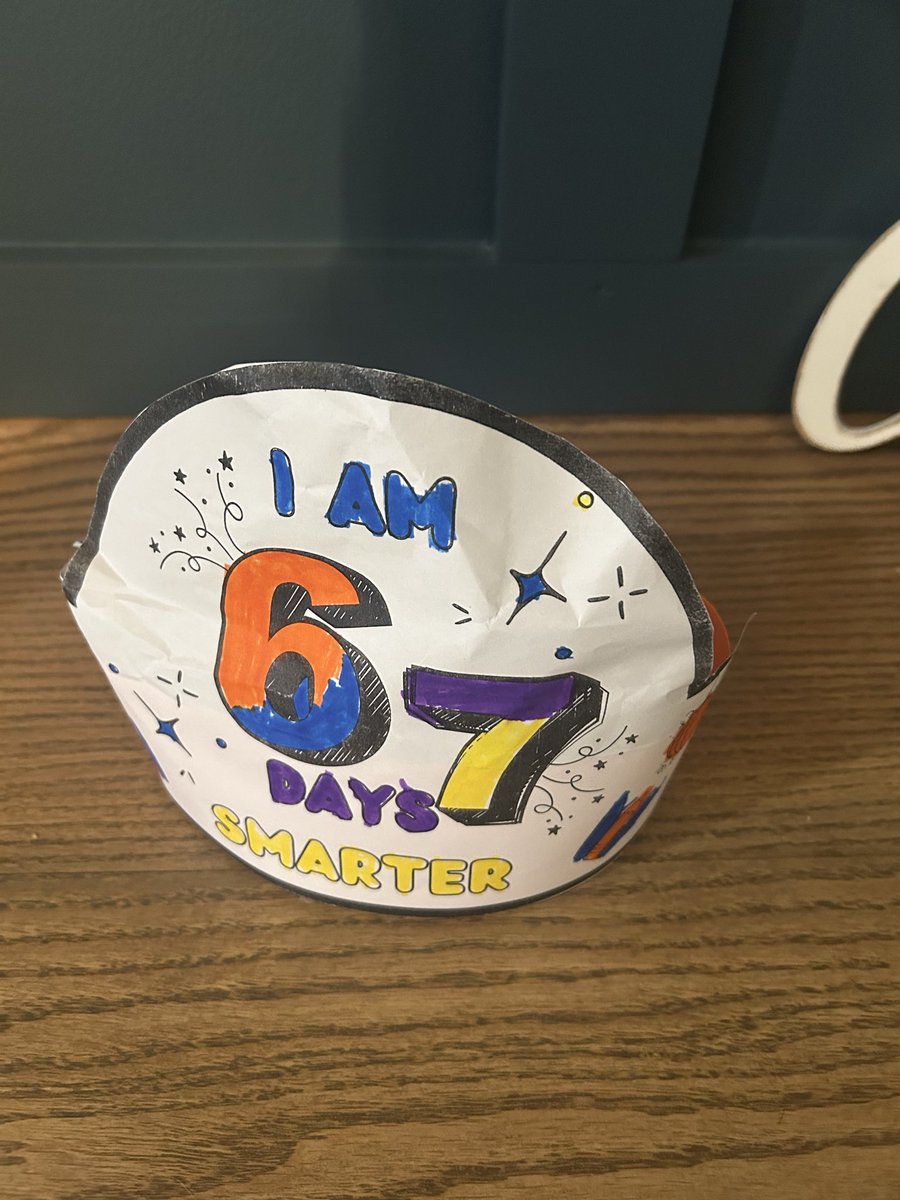 My 5-year-old’s class celebrated their 67th day of school yesterday. The 68th was a snow day. Life is a troll.