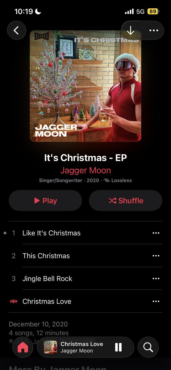 HAPPY 5 YEARS to this amazing Christmas EP❤️ if your looking for a EP to listen to go stream It’s Christmas by <a href="/jaggerraymoon/">Jagger Ray Moon</a> , It’s been on repeat 🔁