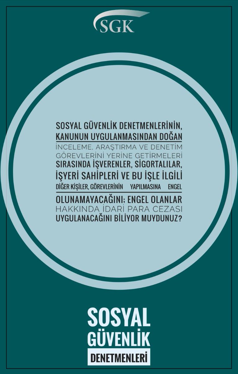 #SGKDenetmenleri