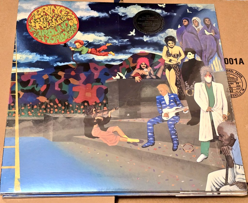 Knightvizon's tweet photo. @prince I did purchase the remastered vinyls & cd. I've even attached a photo a rare original from 1985 I have in my collection. Notice the sticker on the rare copy from 1985. #Prince #Aroundtheworldinaday #ATWIAD https://t.co/mTYej3Q3fZ