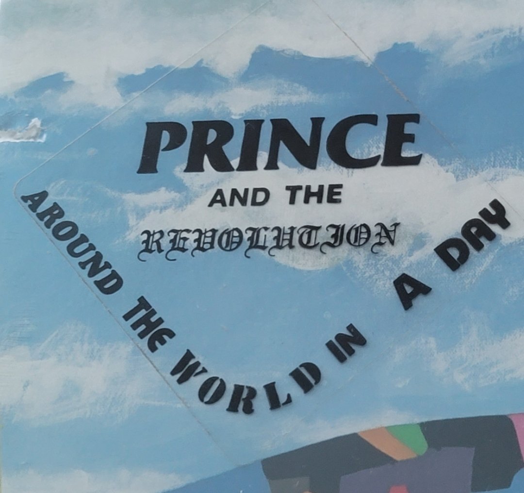 Knightvizon's tweet photo. @prince I did purchase the remastered vinyls & cd. I've even attached a photo a rare original from 1985 I have in my collection. Notice the sticker on the rare copy from 1985. #Prince #Aroundtheworldinaday #ATWIAD https://t.co/mTYej3Q3fZ