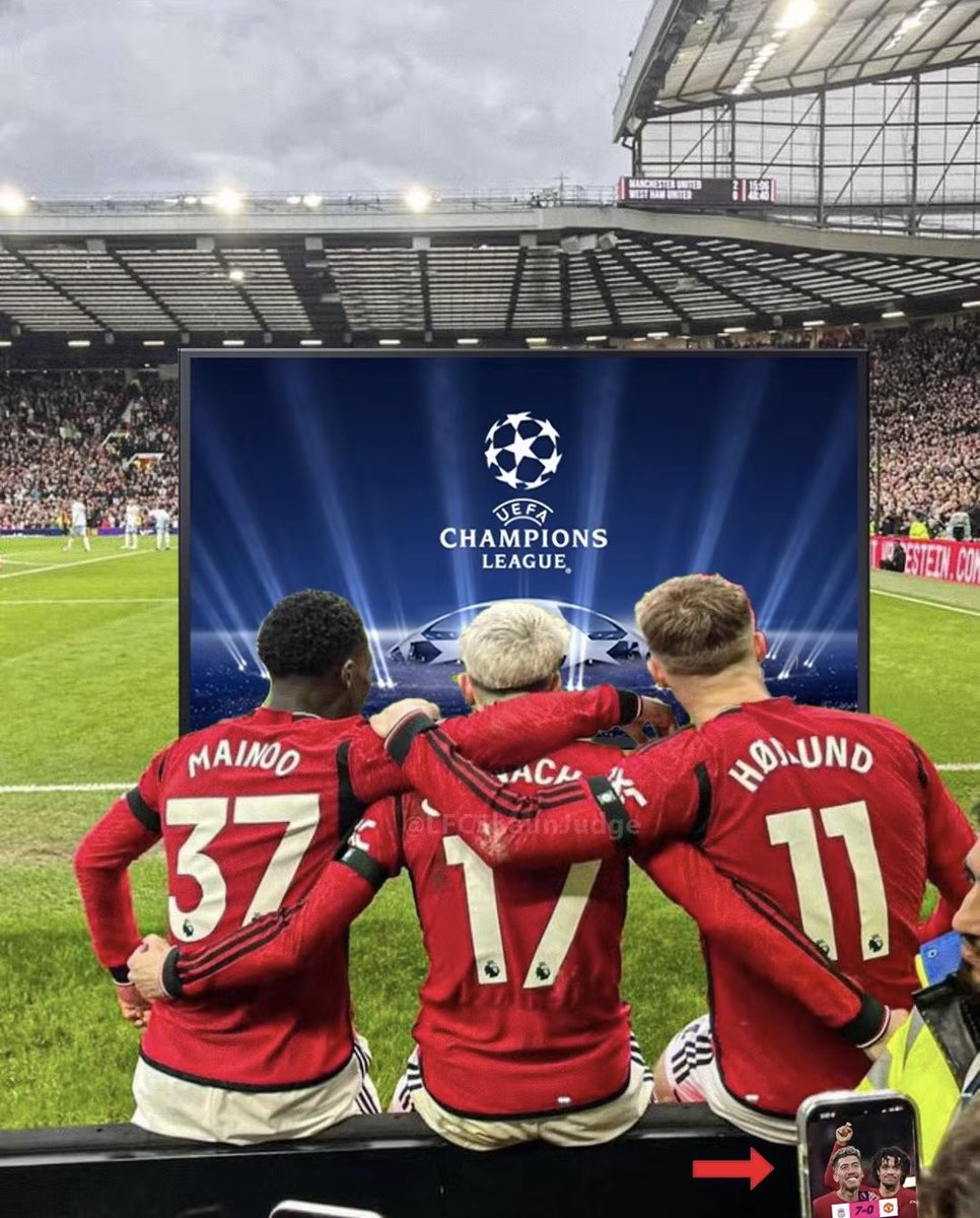 LfcShaunjudge's tweet image. Man Utd ready for the champions league...