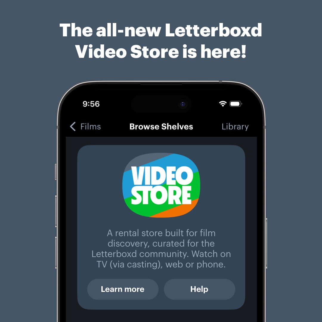letterboxd's tweet image. Letterboxd Video Store is open 💥 

Start renting now: boxd.it/dJS