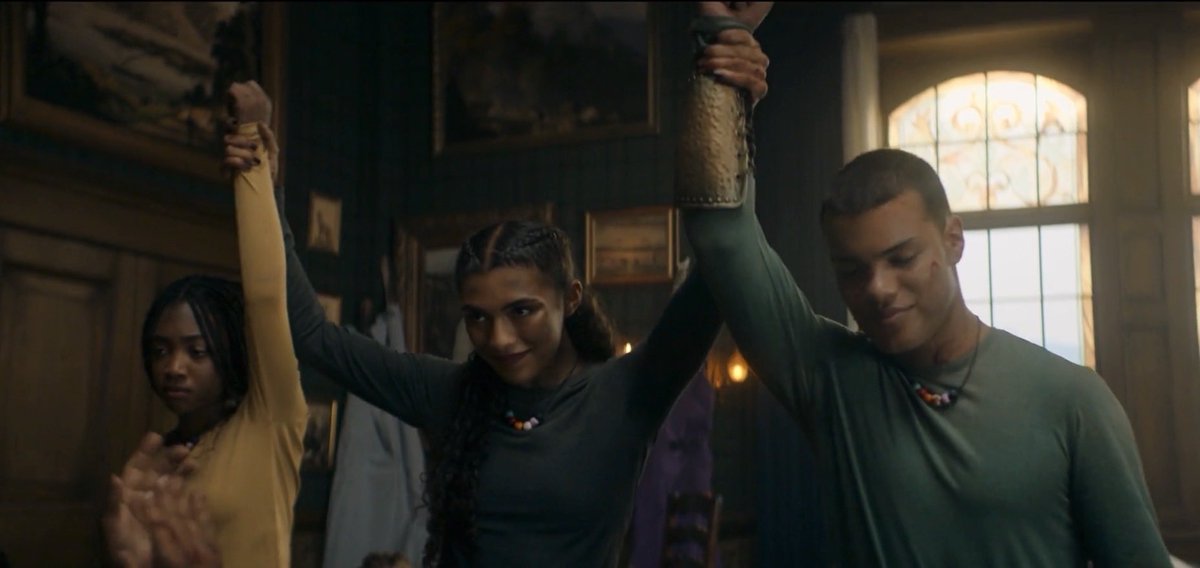 afterglowpjo's tweet photo. imagine picking your quest mates and then they both ditch you for 2 people you hate https://t.co/izzF3123Z0