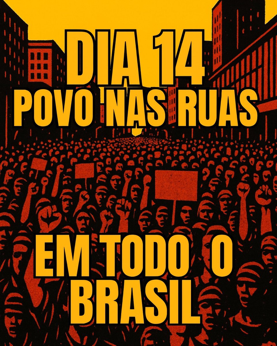 🚨 ATENÇÃO, MILITÂNCIA!

Tags do dia: 

DIA 14 POVO NAS RUAS
SEM ANISTIA
SEM DOSIMETRIA 

Neste domingo, o povo vai às ruas para defender a democracia e expressar sua indignação contra a anistia aos criminosos golpistas aprovada pelo CONGRESSO INIMIGO DO POVO. 

Subam com as