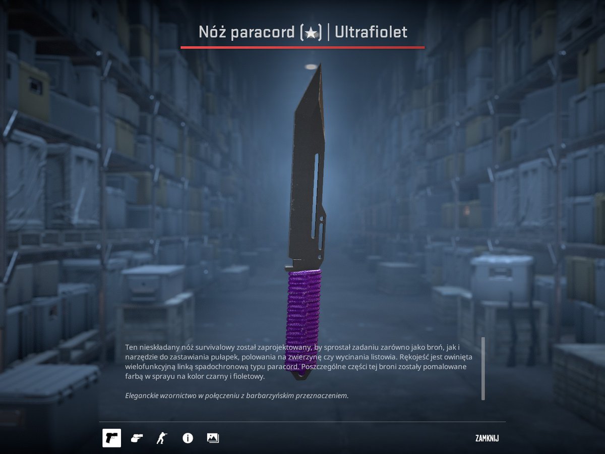 Paracord Knife Ultraviolet Giveaway sponsored by <a href="/AugustMMXXIII/">August</a> 🔥

To enter:
✅ Follow me &amp; <a href="/AugustMMXXIII/">August</a> <a href="/TeamAugust25/">Team August</a>
✅ Repost
✅ Tag a friend

⏳ Winner will be drawn in a week, GLHF!