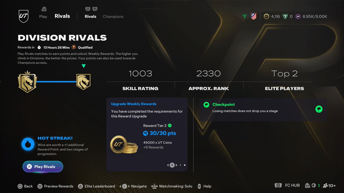 ElsaSolangeJR's tweet photo. 1003 SKILL RATING. 😴😴

TOP 2000 IN THE WORLD 🌍

Leao 👑
Olise got nerfed this year 😔😔

tactic code : e54unieko67j

See you on stream friday after school ❤️🫡 https://t.co/T6uY375VPg