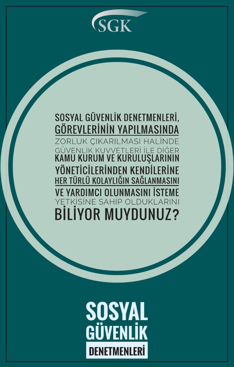 #SGKDenetmenleri