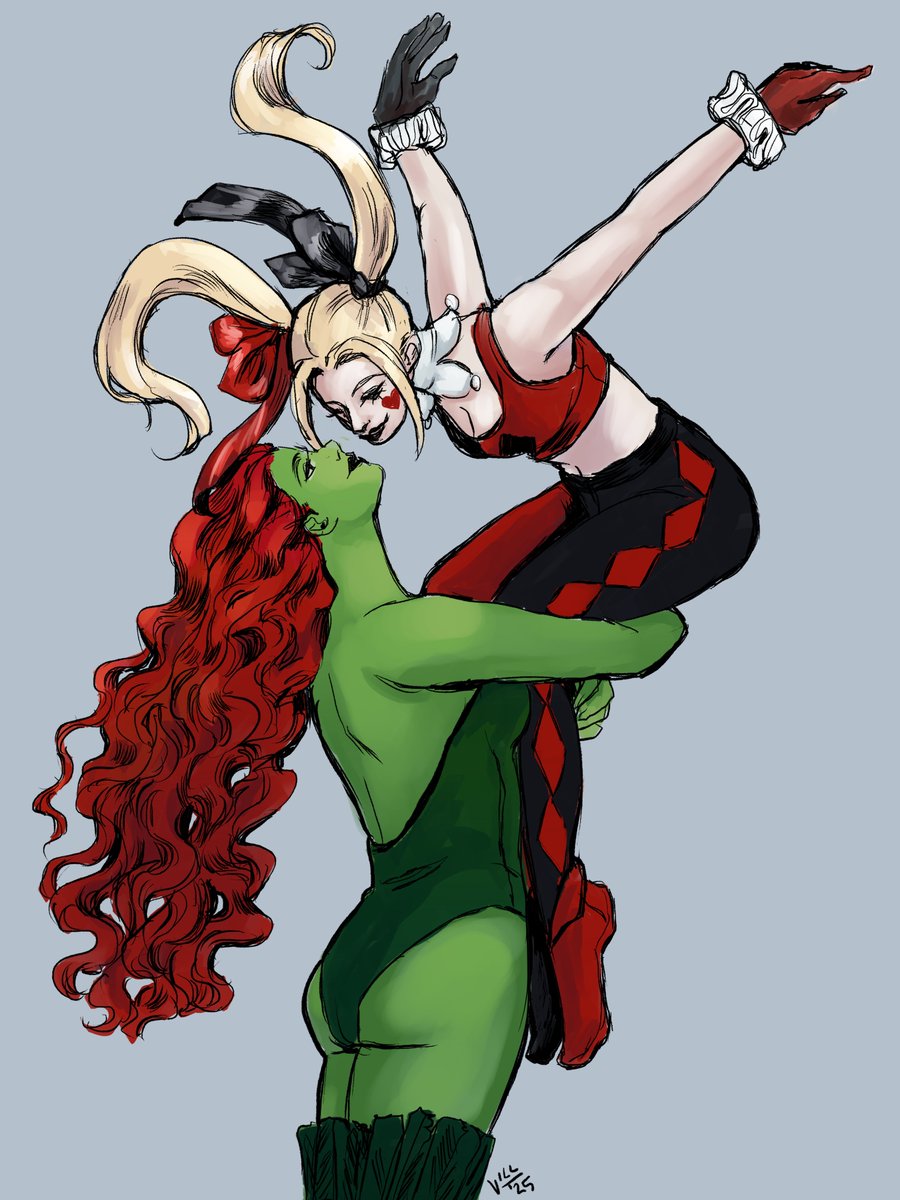 villainpencils's tweet image. #Harlivy