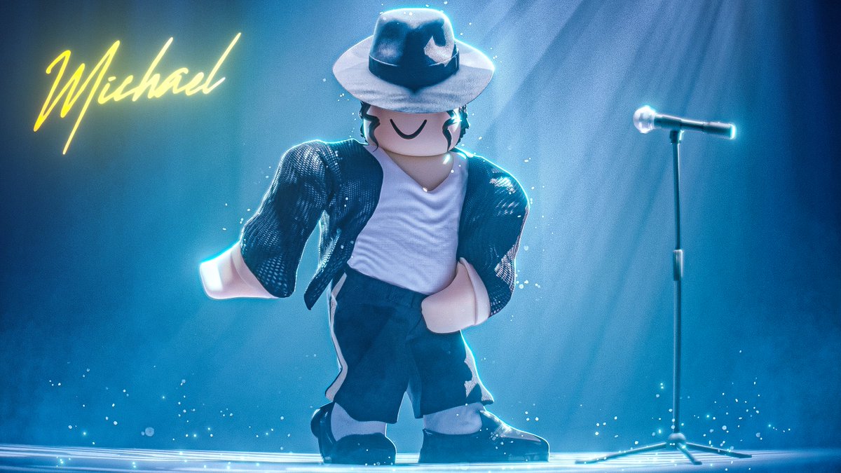 Apollonium_GFX's tweet image. Ladies and Gentlemen, The King of Pop.

Michael Jackson Fanart! Can&apos;t wait to see the movie
#RobloxArt #RobloxGFX #Roblox #RobloxDev #MichaelJackson