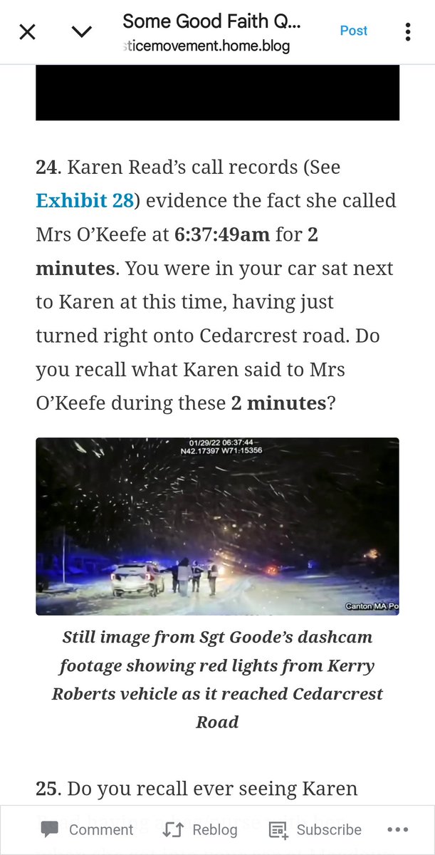 DixieNormu95224's tweet photo. Another pro house defendant webpage published an article in preparation for Kerry’s upcoming interview. It listed timelines and almost 30  questions for Kerry.   HERE ARE QUESTIONS FROM THEIR OWN ARTICLE  TAKEN FROM THEIR OWN TIMELINES THAT THEY WONT ASK. 
6:34 AM  Jen enters 34 Fairview.
6:35:03 AM Jen calls Matt (19 sec).
6:37–6:38 AM Kerry leaves with Karen to the hospital.
Matt claims he pulled up before they left, spoke to Kerry, then went inside.
MATT ALSO CLAIMS HE DID NOT HEAR BACK FROM HIS WIFE UNTIL AN HOUR AFTER SHE LEFT THE HOUSE AND THEN HE FINISHED GETTING DRESSED AND HEADED TO FAIRVIEW yet was there 3 minutes after Jen called him from inside the house!
6:39 AM — Front light turns on.
Lank testifies this is the moment he DECIDES TO GO SPEAK TO HOMEOWNER
Lank Testified THAT He went inside after the light went on.
He spoke to “the homeowners” for 20 minutes.
He then left.
As he was leaving, he saw Matt walking in.
So he turned around to talk to Matt.
6:47:04 AM  Matt calls Jen (18 sec).
This is DURING the period Lank says he is inside interviewing everyone.
If Matt arrived BEFORE 6:37 and spoke to Kerry, he should ALREADY be inside by the time Jen called him.
Matt is NOT inside yet (per Lank, he sees Matt entering only AFTER he exits).

So if Matt is NOT in the house during Lank’s 20-minute interview…
How is Matt calling Jen at 6:47 AM?
Why is he calling her?
What is the point of calling someone you're supposedly standing with inside the house?
The Matt/Jen/Lank timelines cannot all be true.
Their stories are choreographed  but the digital evidence wasn’t.