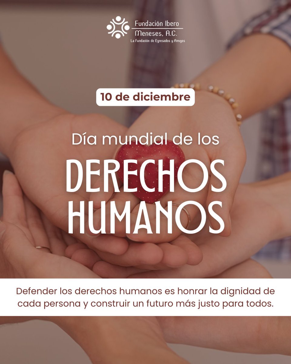 En la Fundación Ibero Meneses trabajamos para que cada niña, niño y joven tenga acceso a nutrición, educación y oportunidades que respeten sus derechos.

Defender derechos también es acompañar vidas. 🤝✨