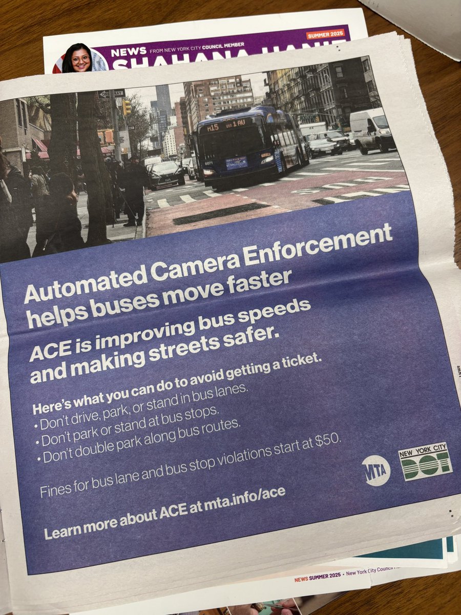 👏👏👏 Great to see the news about automated camera enforcement of bus lanes being shared everywhere. Will improve bus speeds and safety!

Since emergency vehicles can/do use bus lanes as needed, the drivers who care about emergency vehicle response times are celebrating, right?