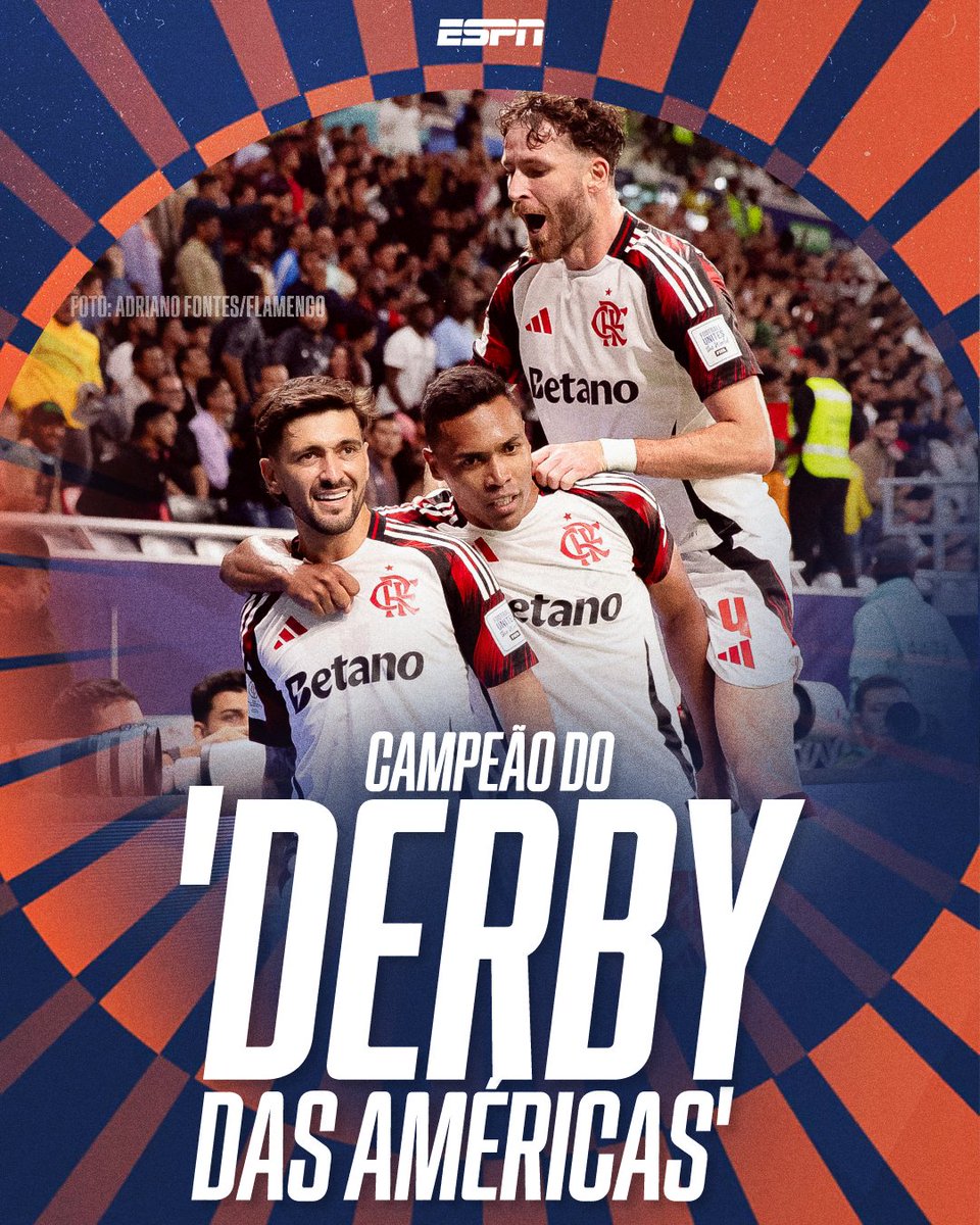 FLA RUMO ÀS SEMIFINAIS! 🔥👀 Com o brilho de Arrascaeta, o Flamengo venceu o Cruz Azul por 2x1, conquistou o 'Derby das Américas' e avançou às semis do Intercontinental!

Assista à Copa Intercontinental no #DisneyPlus, com transmissão ao vivo da Cazé TV e sem custo adicional