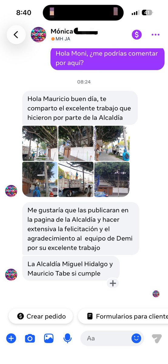 A las vecinas y vecinos, lo que pidan.🫡

Acá se los comparto porque este trabajo siempre sale mejor cuando lo hacemos en equipo. 

Ya saben: se hacen las cosas y se hacen bien.