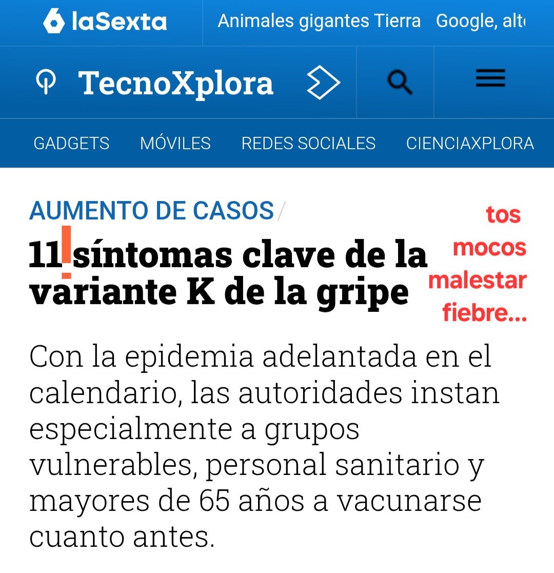 plaforscience's tweet image. Parece que el Lobby del Miedo está dispuesto este año a tensar la cuerda de la Histeria, pretendiendo colar lo normal y anodino como milongas fantasiosas: que "la Variante K" de la gripe supone una gran diferencia, o que "se ceba" con los niños

O falsos "hospitales saturados"