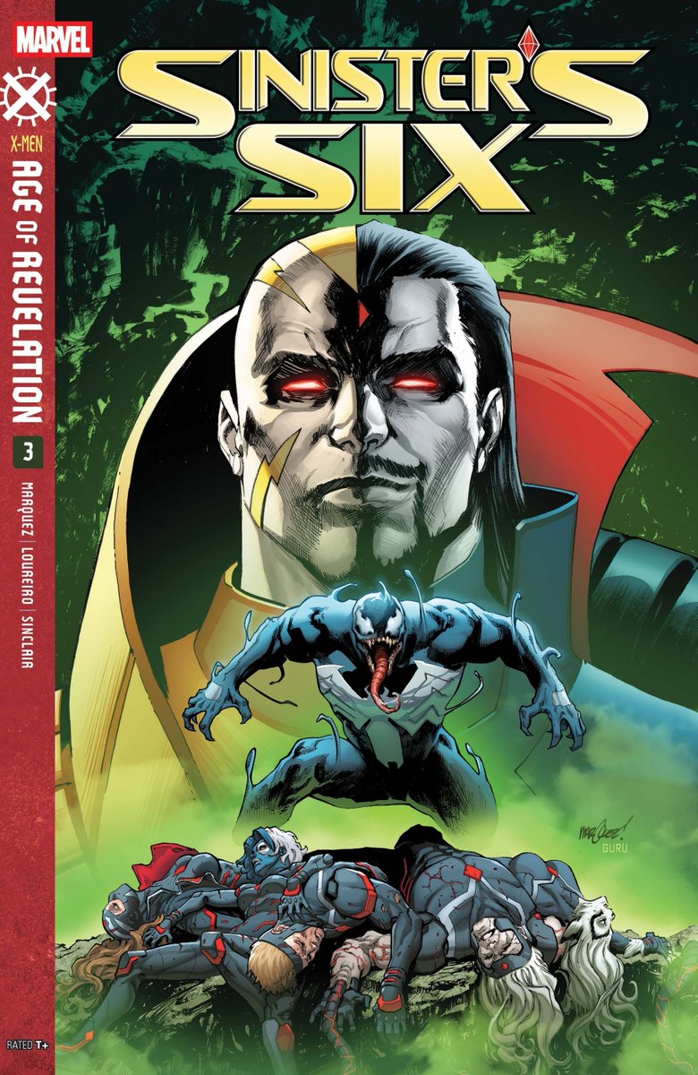 DaveMarquez's tweet photo. The SINISTER'S SIX finale is out TODAY!  Twists, turns, and revelelations!  With gorgeous art by @Eu_o_Loureiro and @Sinccolor !  Grab it at your LCS! #NCBD #xmen https://t.co/pCJEkBoMhR
