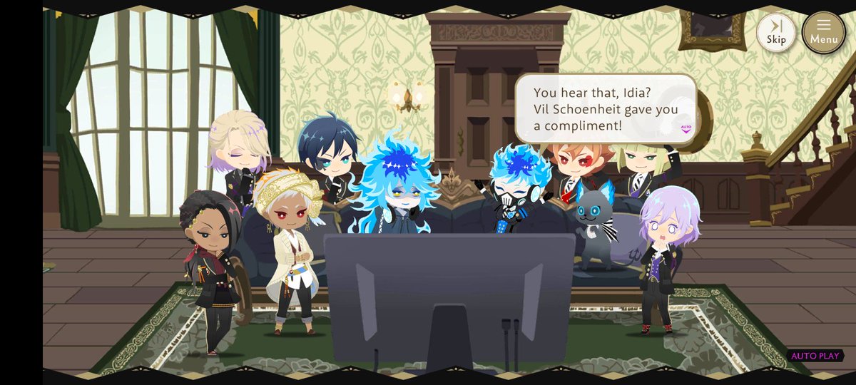 kisstheivv's tweet image. Ortho knows about Idia's big fat crush on Vil