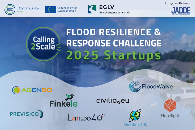 Participamos @CALLING2SCALE Flood Resilience &amp; Response Challenge, liderado por #EITHubIsrael y #Emschergenossenschaft / #Lippeverband

Transformamos predicciones y datos en tiempo real en decisiones informadas y alertas operativas para emergencias

#ClimateTech #CrisisManagement