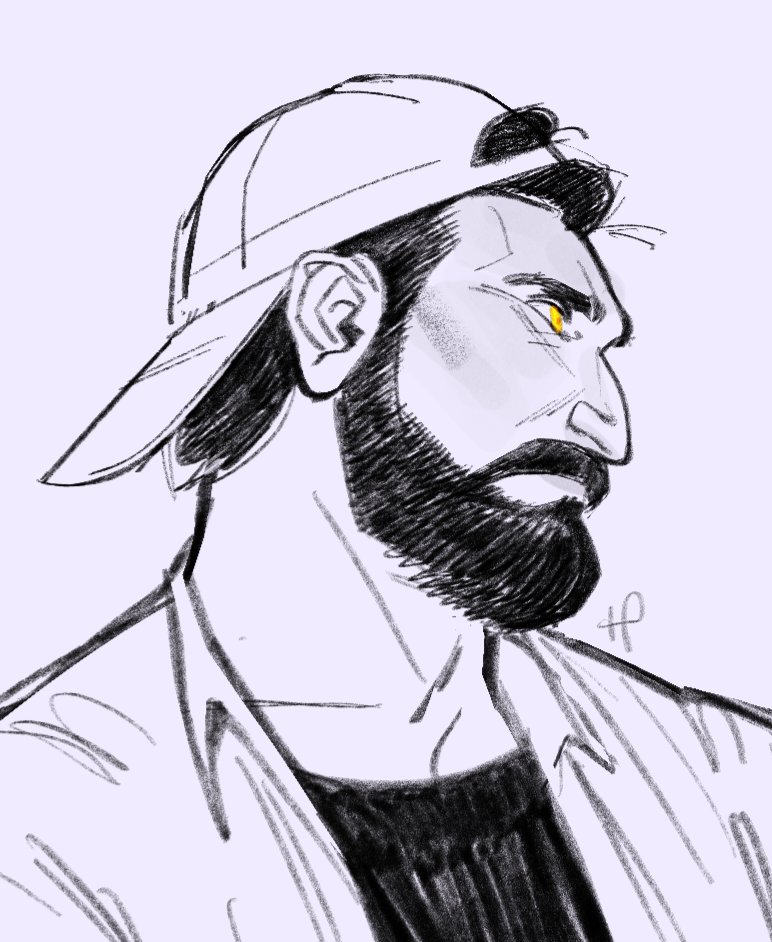 harlequinides's tweet photo. doodled mr amber eyes #projectghostlight #privatenightmares #vtm https://t.co/QG3PDoZyfy