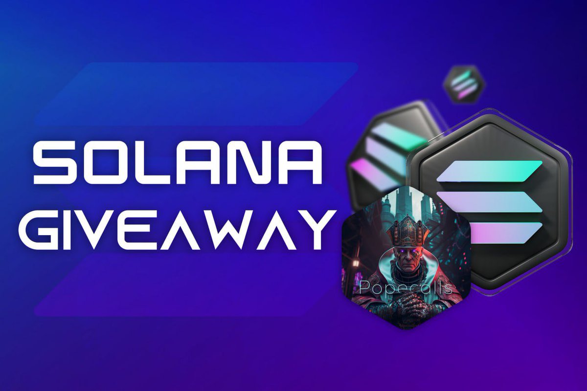 Good evening Frens! 

Hope you have successful days and print money in this meme time before the bullrun!    

I would like to give back and start a giveaway since the past days were crazy. 

The qualified winner will get 0.5 $SOL!  

What you need to do?  

- Like, Retweet and