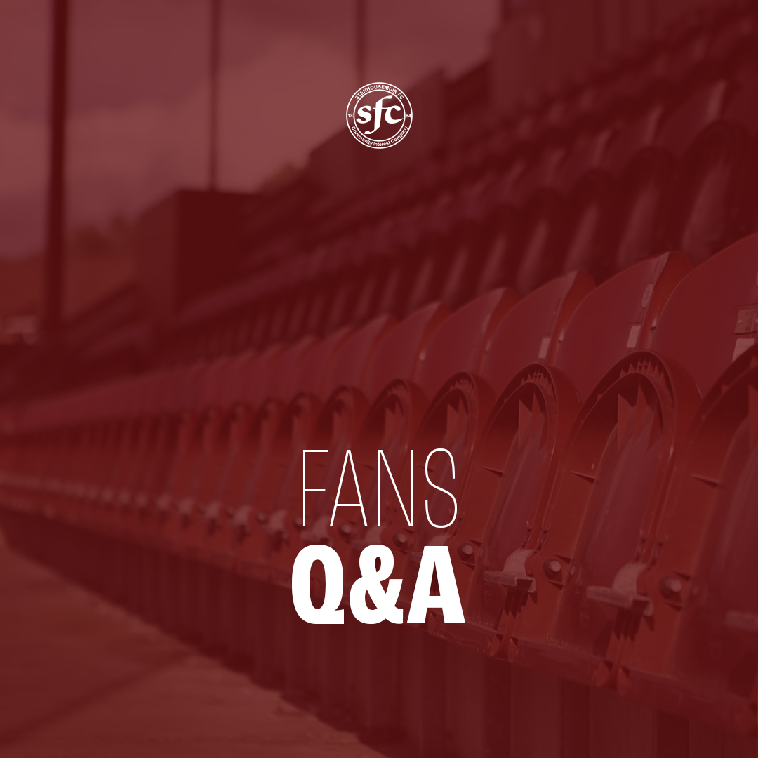 StenhousemuirFC's tweet photo. π
πππ π&π
On Monday the 15th December the Board will be holding a Fan Q&A session in the Eriksen Suite from 7-9. Come along and ask questions you may have.
#wearewarriors #yourquestions https://t.co/l1XkZsVy0S