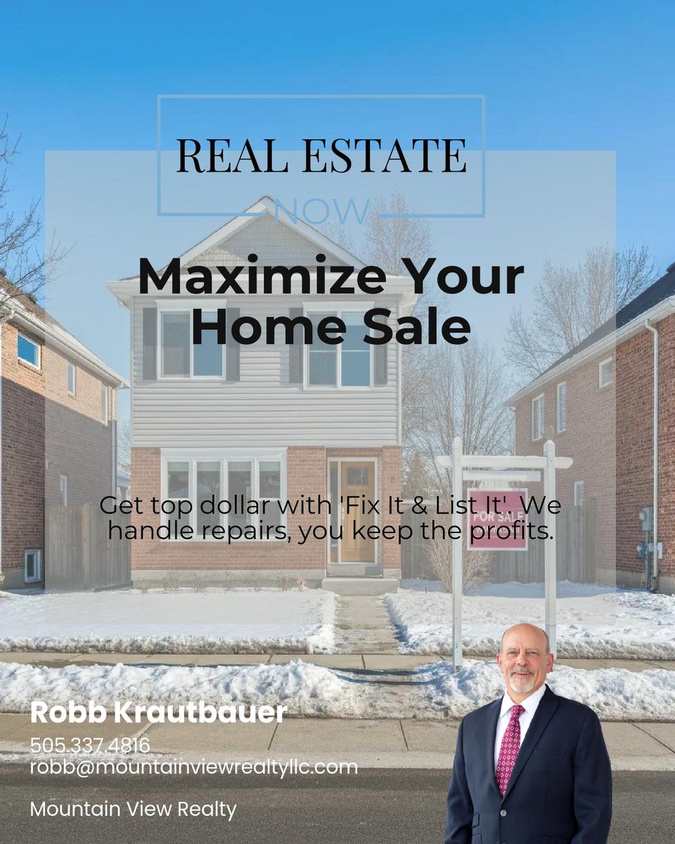 RobbKrautbauer's tweet image. 🏡 Want top dollar for your home without the headaches? Introducing "Fix It &amp;amp; List It"! 🛠️ We fund the upgrades, you enjoy the profits. All stress, zero upfront costs – just a smooth selling journey! 😎 Curious about how it works? Tap in and let's chat! #RealEstateSuccess