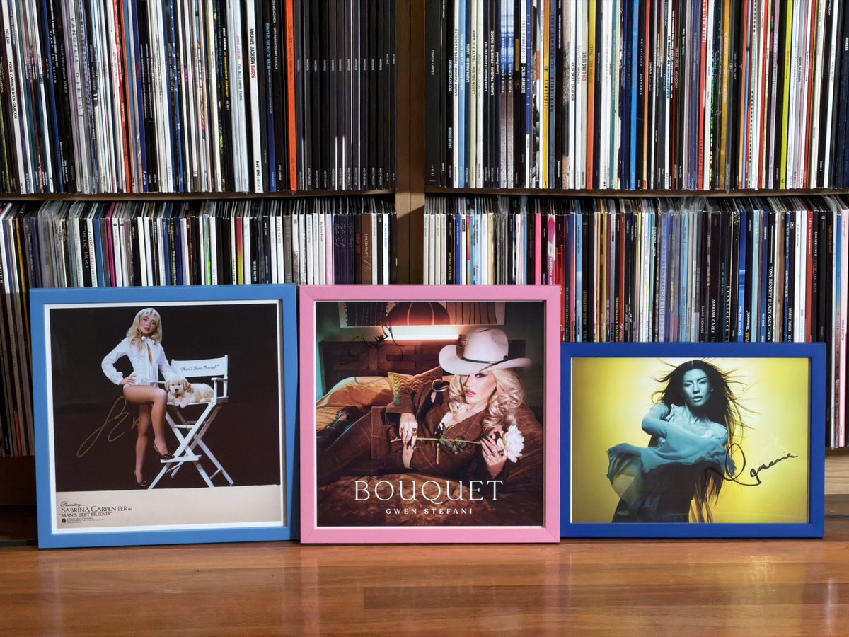 Nouveaux cadres pour mes dédicaces 😍 #ladygaga #cynthiaerivo #KatyPerry #JenniferLopez #gwenstefani #laufey #marina #sabrinacapenter