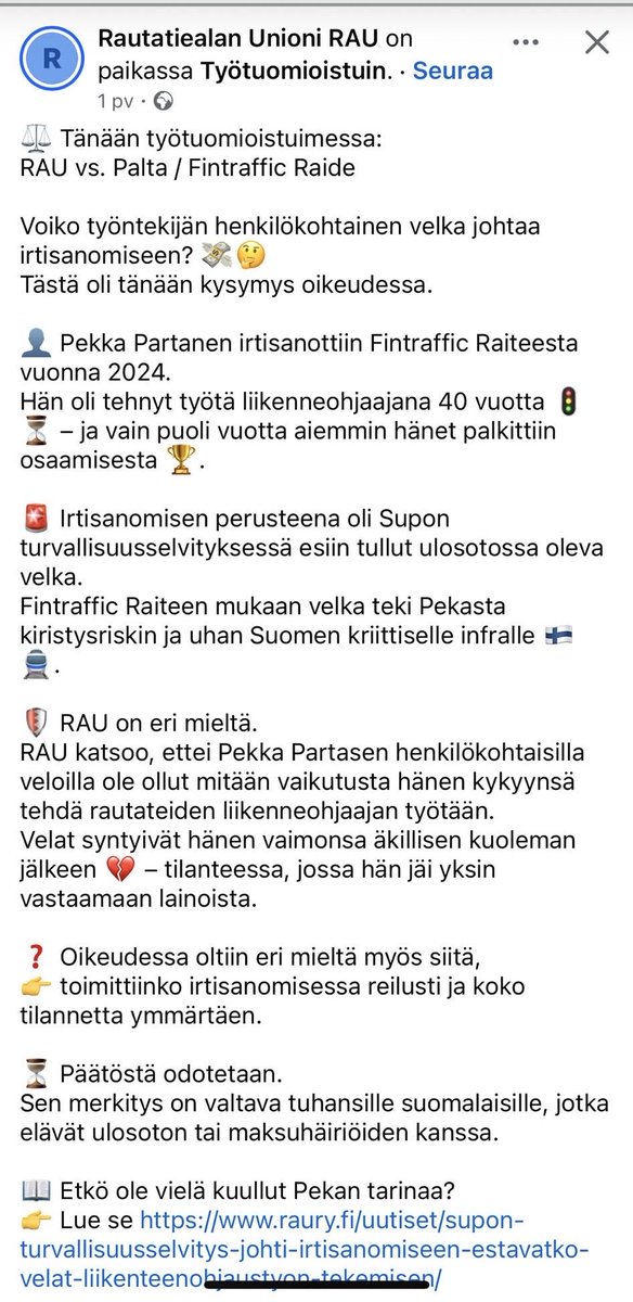Voiko tälläistä tapahtua? 
Aika iso asia, jos ulosotosta saadaan syy…
Osaako <a href="/Aki_Nummelin/">Aki Nummelin</a> sanoa kommenttia?