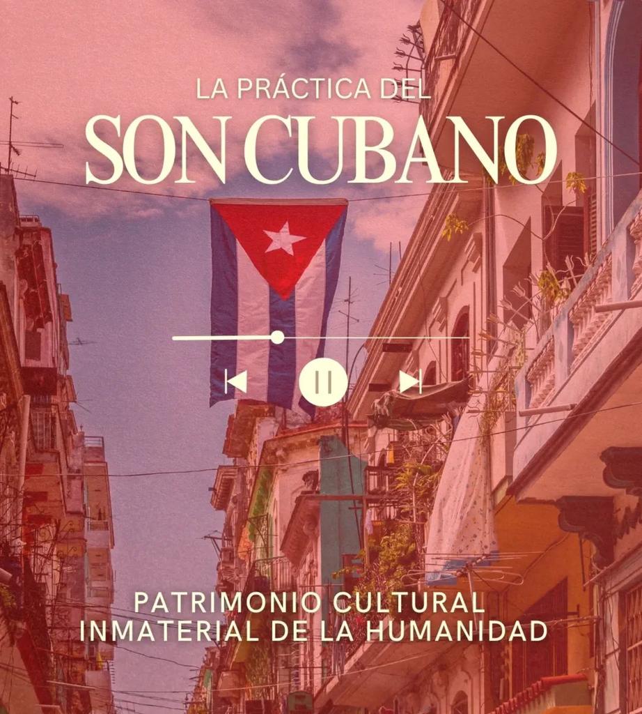 🔴 "La Práctica del Son Cubano"  fue declarada Patrimonio  Cultural Inmaterial de la Humanidad por la UNESCO, en la XX sesión del Comité de la Convención que se celebra en la India.
👉 El Son es cultura, historia, memoria e identidad de la nación cubana.