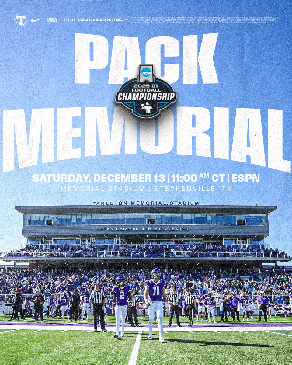 Tarleton State Football tweet media