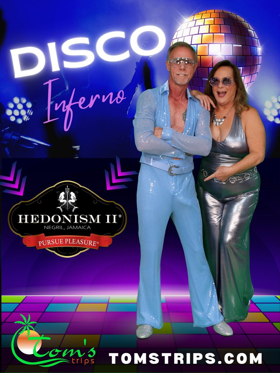 DISCO INFERNO at Hedonism II

New Year’s Week and January–March with Tom’s Trips means stepping into a shimmering 70s fantasy where Studio 54 meets pure erotic energy — and you KNOW Tom &amp; Bunny bring the heat. 😎🔥

The dance floor comes alive with glitter, grooves, and that