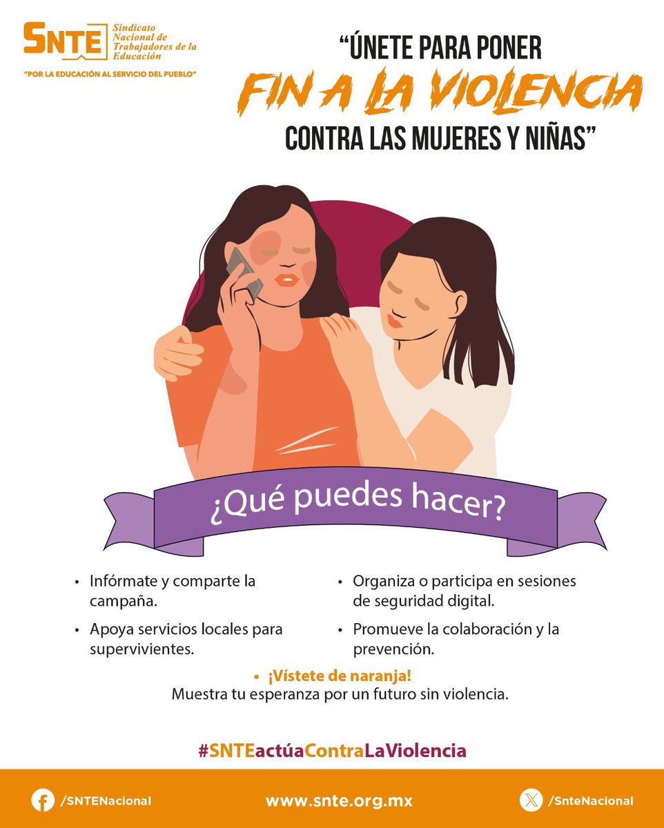 📆 Al concluir los #16DíasDeActivismo para erradicar la violencia hacia las mujeres, te invitamos a colaborar y trabajar juntos para poner fin a este grave problema en contra de ellas.  👧🏻💁🏻‍♀️