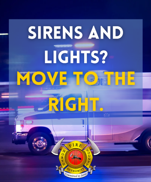 Be mindful when on the road #roadsafety. Visit northcountyfire.gov for more safety information.