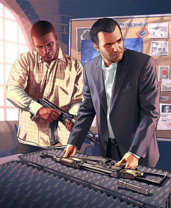 GameRoll_'s tweet photo. Micheal has this dialogue in today’s GTA Online DLC:

“I can see why you and Franklin make a good team. You see him, tell him I say hi, okay? I love that kid.”

Man my heart can’t take it. The best duo. https://t.co/ECsTSl6ja0