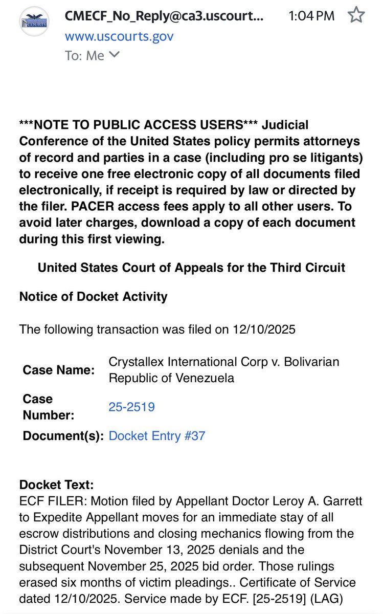 LeroGarrett's tweet photo. Judges #HALL #SHWARTZ, #FREEMAN and #CHUNG stop the “dance of vultures” going on at #JudgeStark’s court and APPROVE #QSF for #PetroleumHolocaust victims NOW! #Thirdofappeals #Delawarecourts #Citgobloodmoney https://t.co/PpZLeftvOF