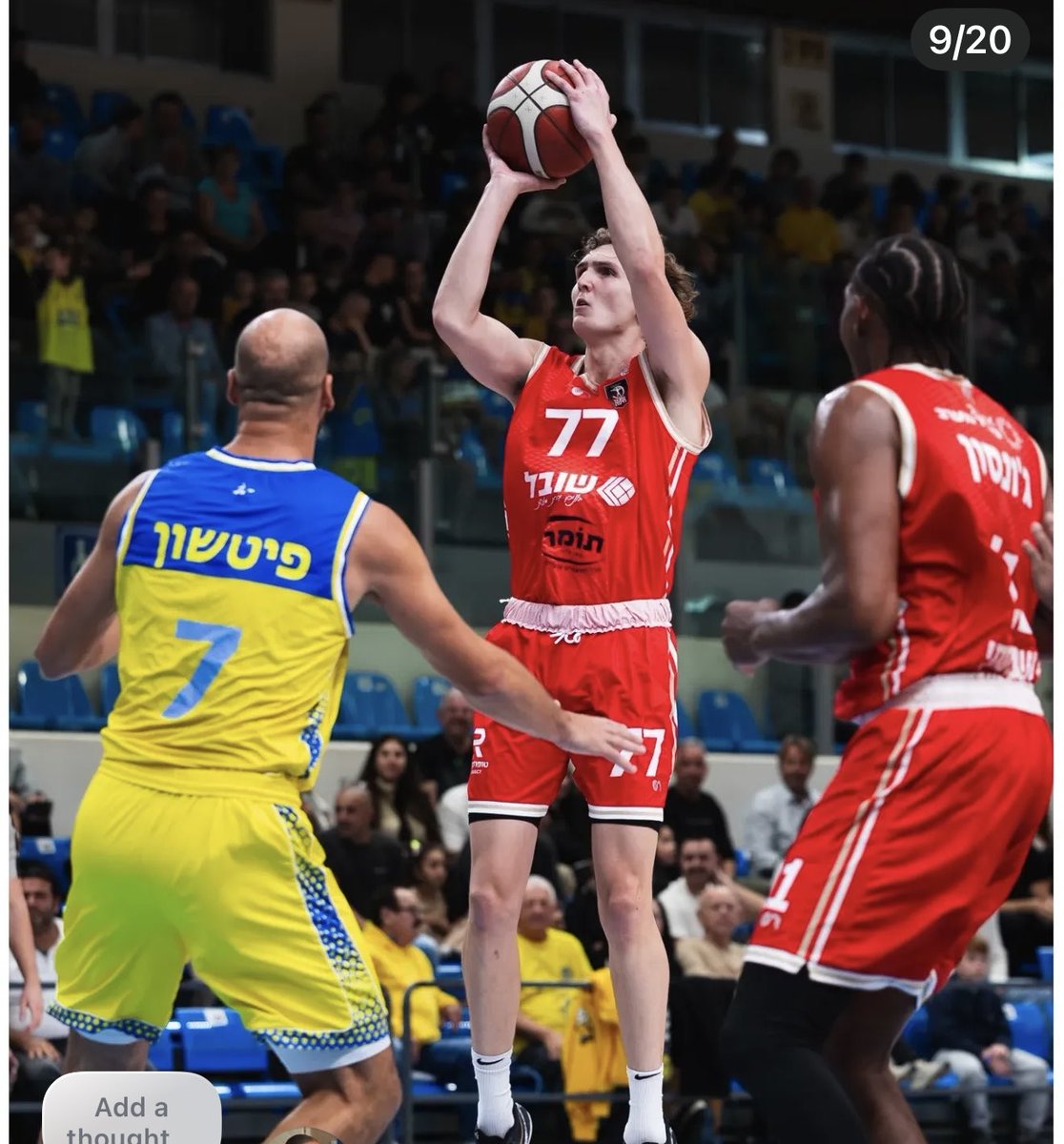 Hapoel Haifa 105-89 win to go 9-2.  @ryanturell11 had 27 on 5-7 from 3 &amp; 9-12 FG. He’s averaging 16.4 &amp; shooting 52% from 3 since being acquired by Haifa 5 games ago!!
⁦<a href="/elliotsteinmetz/">Elliot Steinmetz</a>⁩ ⁦<a href="/CoachLior/">Lior Schwartzberg</a>⁩ ⁦<a href="/BQuillmanQcast/">Bob Quillman</a>⁩ ⁦<a href="/RyanAlanScott/">Ryan Scott</a>⁩ ⁦<a href="/pollonpreps/">Jack Pollon</a>⁩