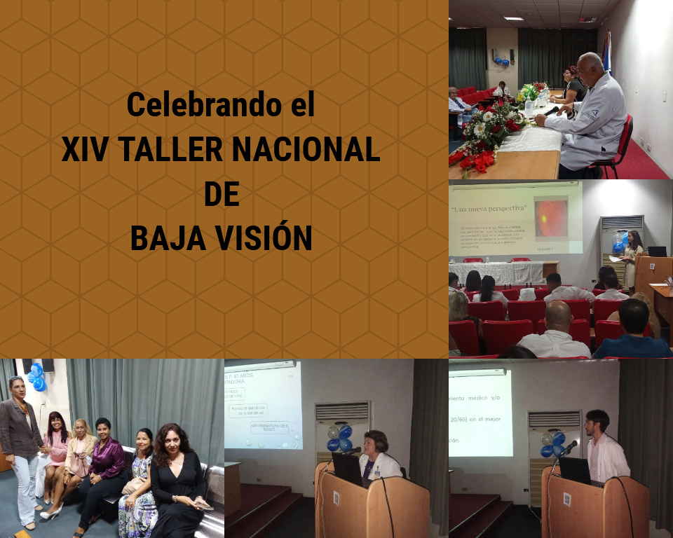 Realizado hoy Taller Nacional de Baja Visión en el teatro del ICO.
!!Muchas Felicidades al Servicio!!
<a href="/MINSAPCuba/">Ministerio de Salud Pública de Cuba</a> 
<a href="/InfomedCuba/">InfomedCuba 🇨🇺</a> 
#CubaPorLaVida