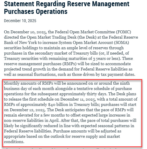 techconcatalina's tweet image. 🔥BOMBAZO🔥

LA FED VA A REANUDAR LA COMPRA DE BONOS, SIMILAR AL QE, LO CUAL ES CLAVE PARA #BITCOIN

👀Ante esto #Bitcoin SUPERA los $93.000 y #Ethereum los $3.400

¿Tendrá Powell un tono restrictivo que ELIMINE esta subida⁉️

▫️La FED comenzará a comprar Letras del Tesoro (bonos…