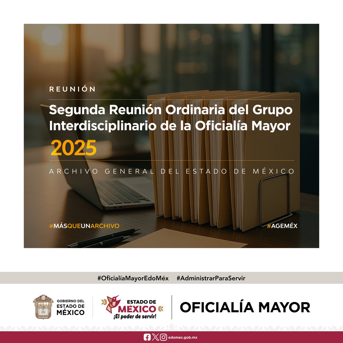 agem_mex's tweet photo. El #GrupoInterdisciplinario de la @OficialiaEdoMex llevó a cabo la #SegundaReuniónOrdinaria2025, para presentar los avances de las unidades administrativas productoras de la documentación, en la elaboración de las #FichasTécnicas de Valoración de #SerieDocumental.
#AGEMÉXInforma https://t.co/tpk6v17abV
