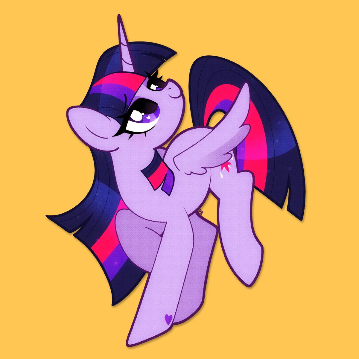 aferalsunflower's tweet image. stargazing twilight sparkle ⭐️