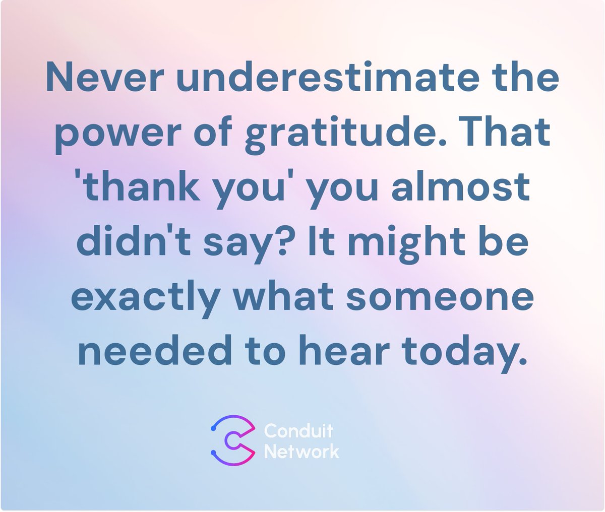 Conduit Network tweet media