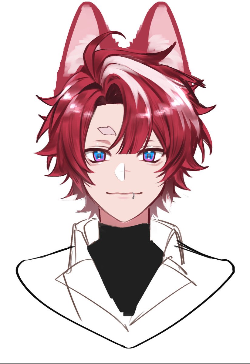 hasuki_retsu's tweet photo. ทดลองวิธีวาดแบบอื่นดูครับ ลืมนอนเลยฮือออ🤣🤣🤣
เป็นไงฮะ ผมสั้นหล่อมั้ยยย แอบอยากมีผมสั้นบ้างจังครับ 

ใครมีนักวาดแนวโชเน็น ๆ แนะนำได้นะครับ แปะในรีพลายได้เลย😳🙏✨✨✨

#retsuart #retsurkgk https://t.co/7FgbUIberH
