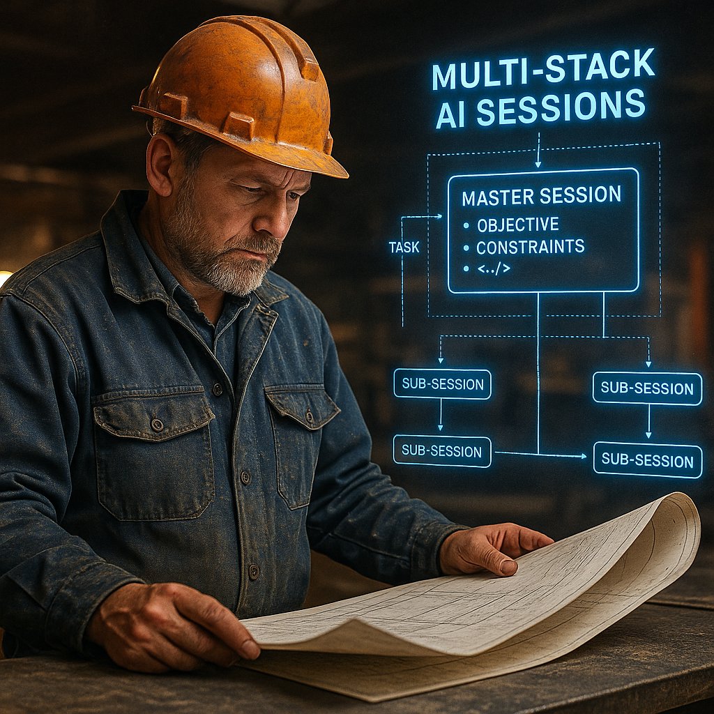 ShulerDonald's tweet image. Stop running marathon chats.
Start running stacked AI sessions.
Cleaner memory. Better output. Zero drift.
#AIWorkflow #AIAutomation #BuildInPublic #OperatorMindset #TechTwitter