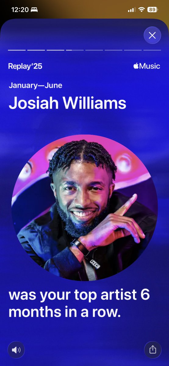 KENSTA_G's tweet photo. It is once again that time of year where I announce my #AppleMusicReplay! Lo and behold - for 5 years in a row - my Top Artist is @JDeanWilliams! Every year I grow closer to God I always have Josiah’s music with me to help guide me in my walk with Christ. https://t.co/2wHC9foV5L